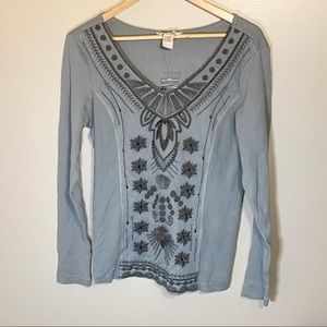 Sundance Embroidered Sweater Sz L NWT